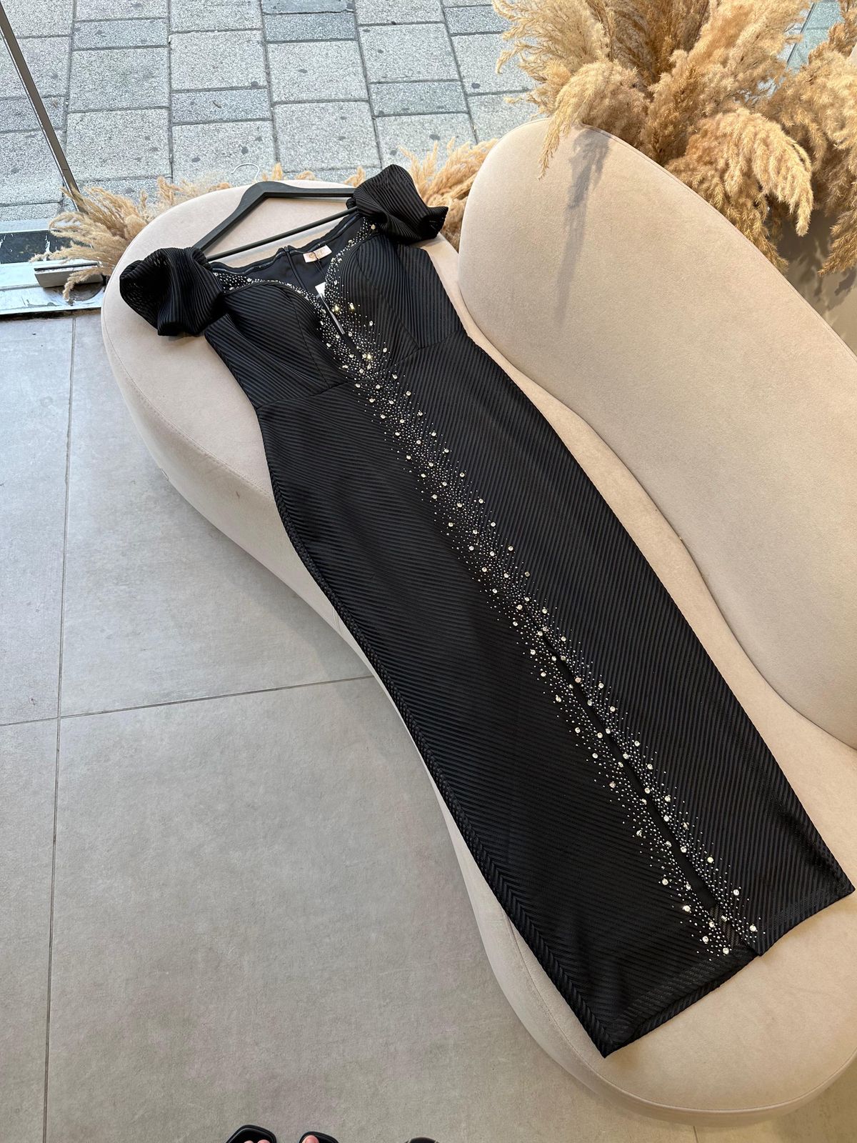 Fustan black “Starway”