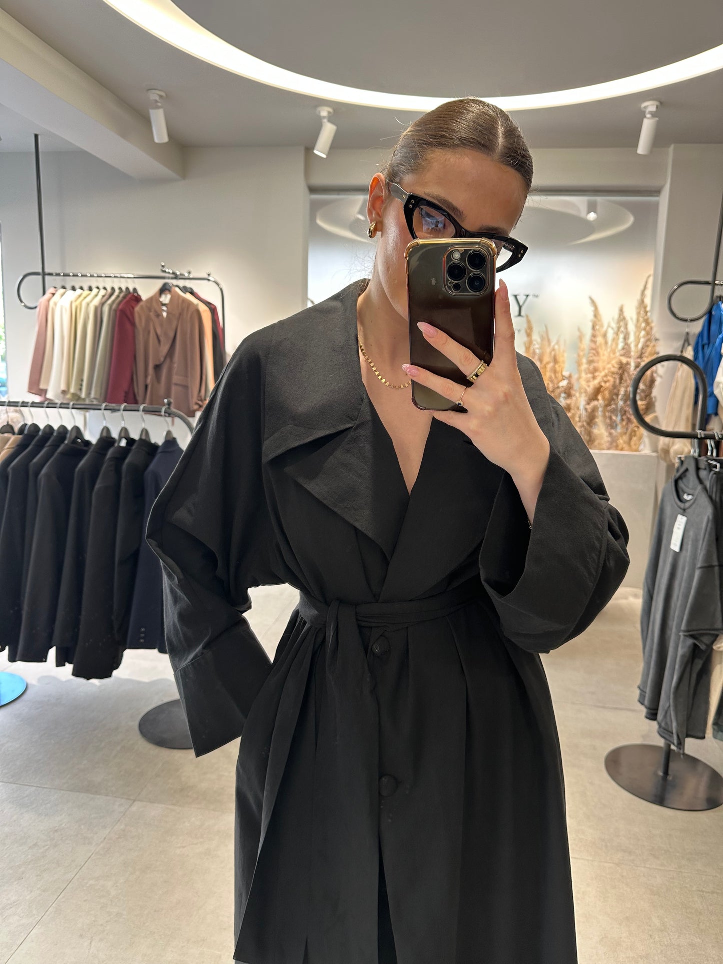 Fustan lino oversize