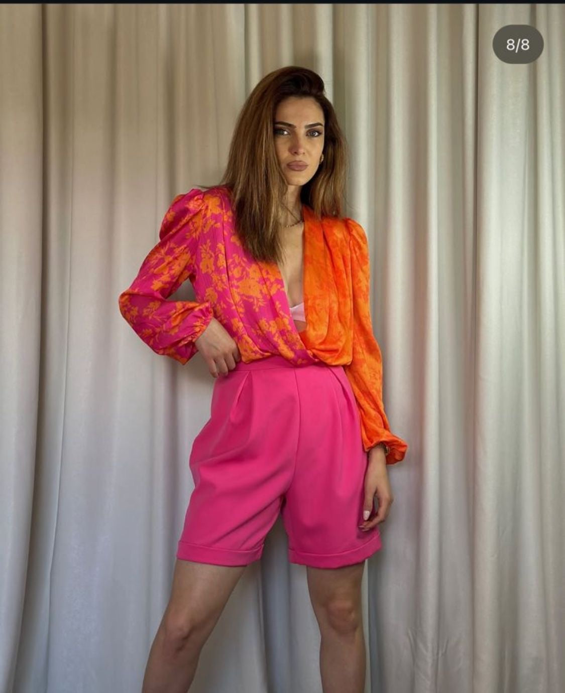 Pantallona Pink te shkurtra