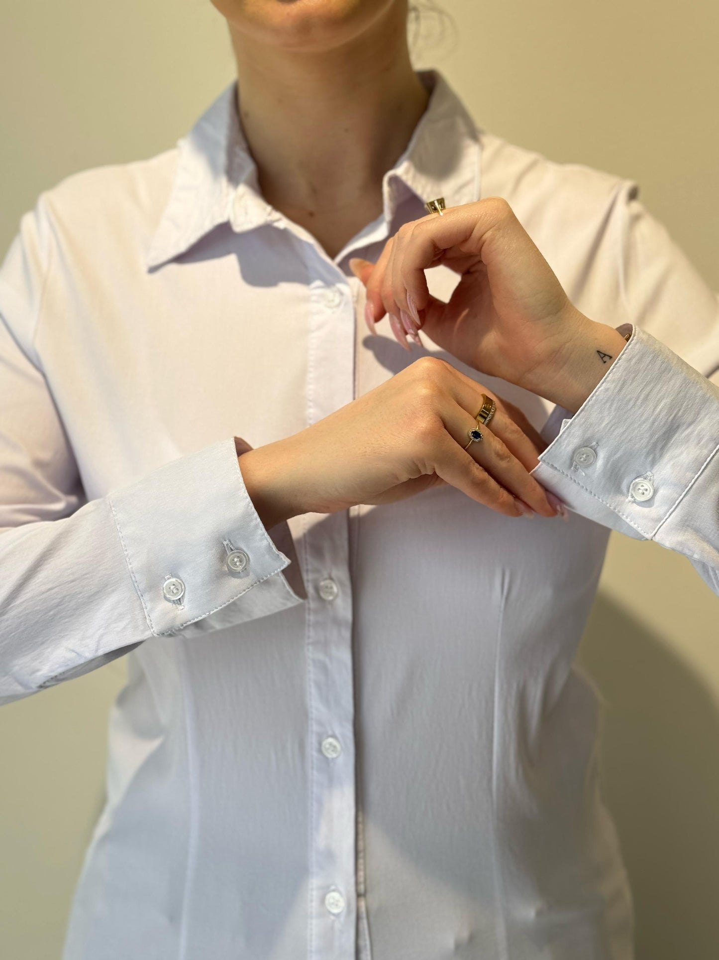 Kemishe e bardhë slim fit
