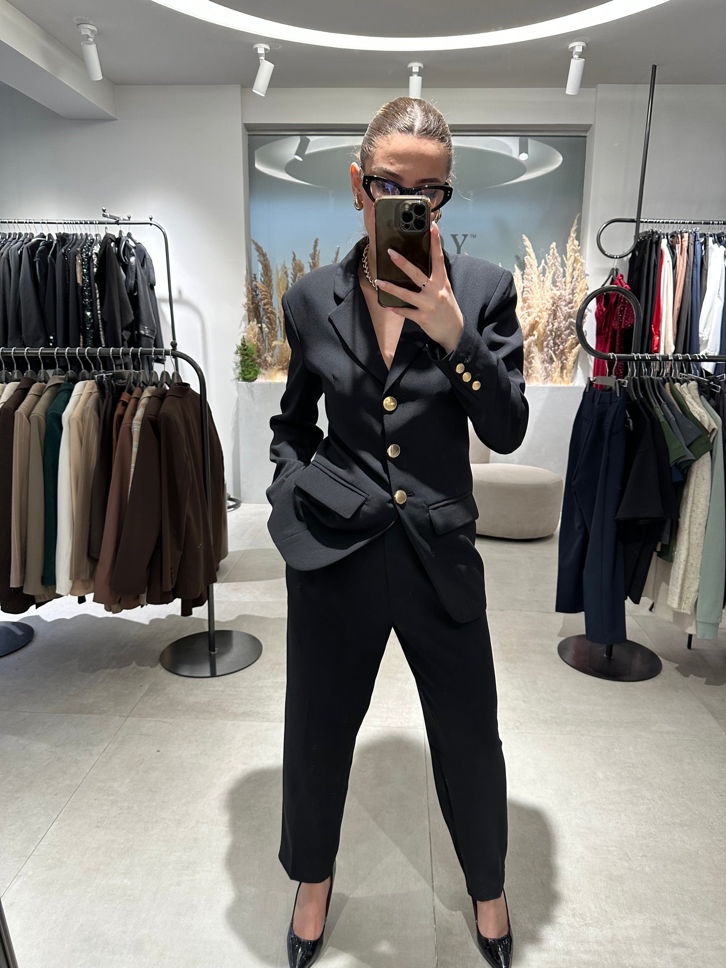 Xhaketë Premium me 3 kopsa gold