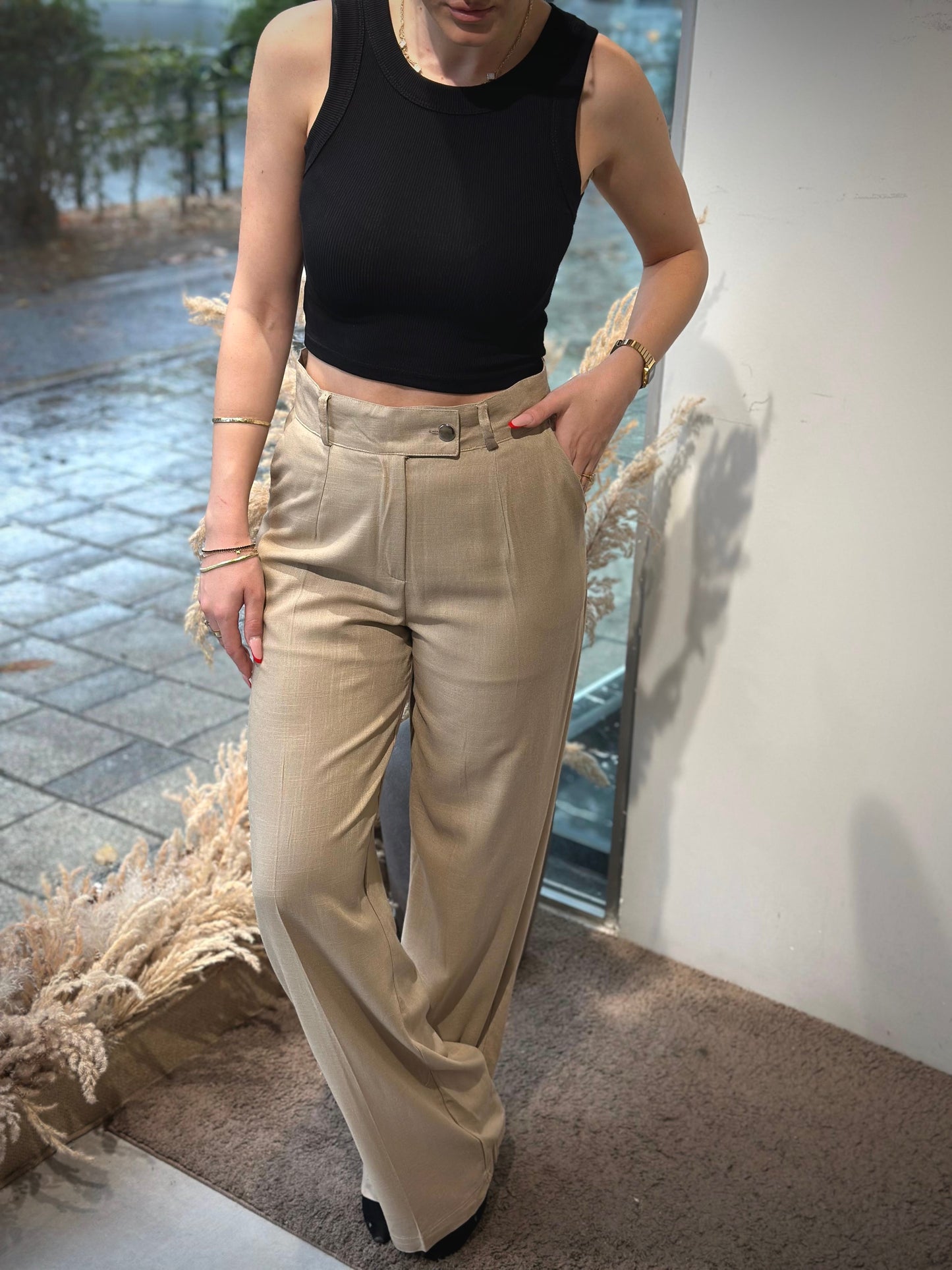 Pantallona Lino + Viscose