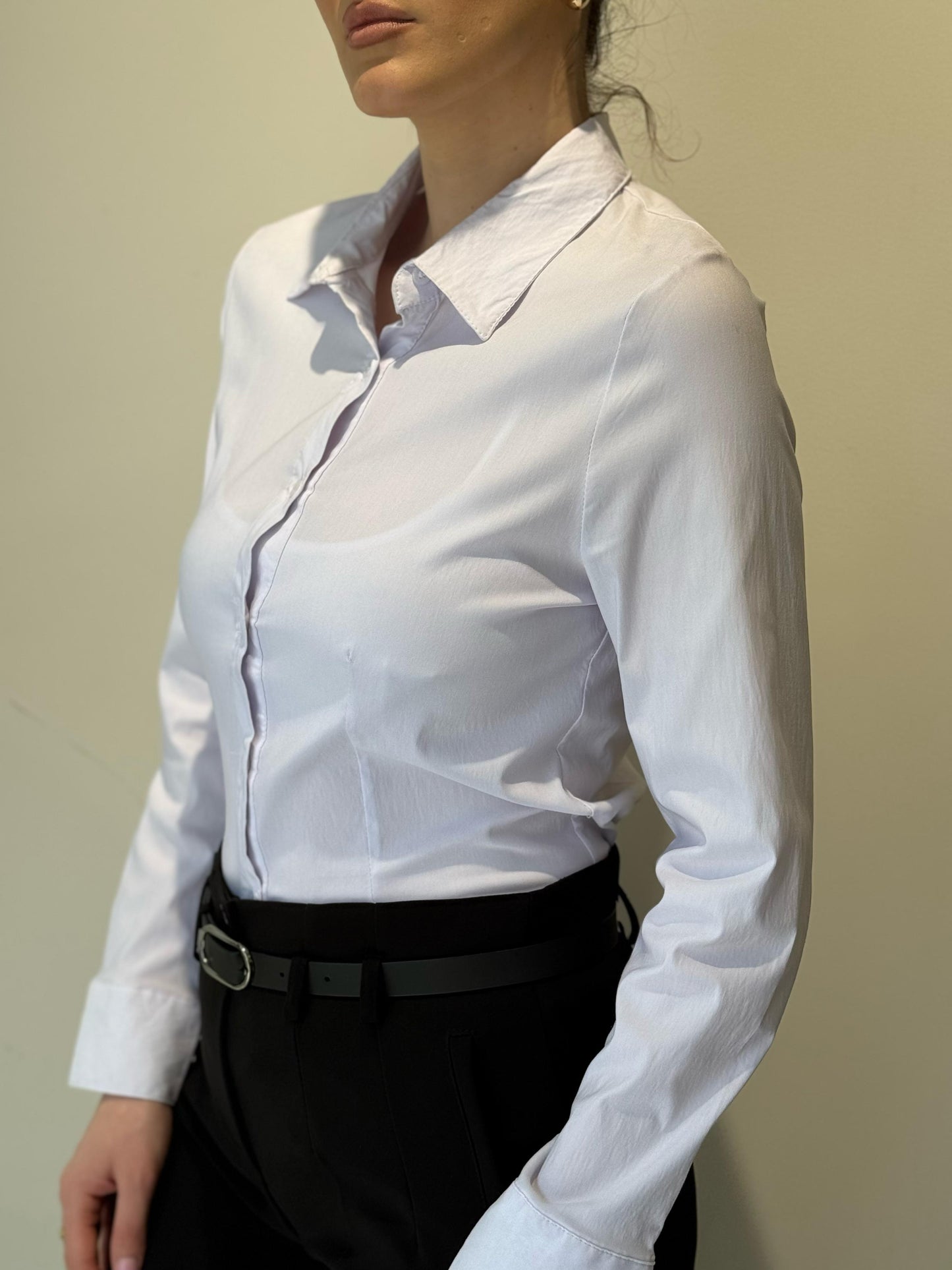 Kemishe e bardhë slim fit