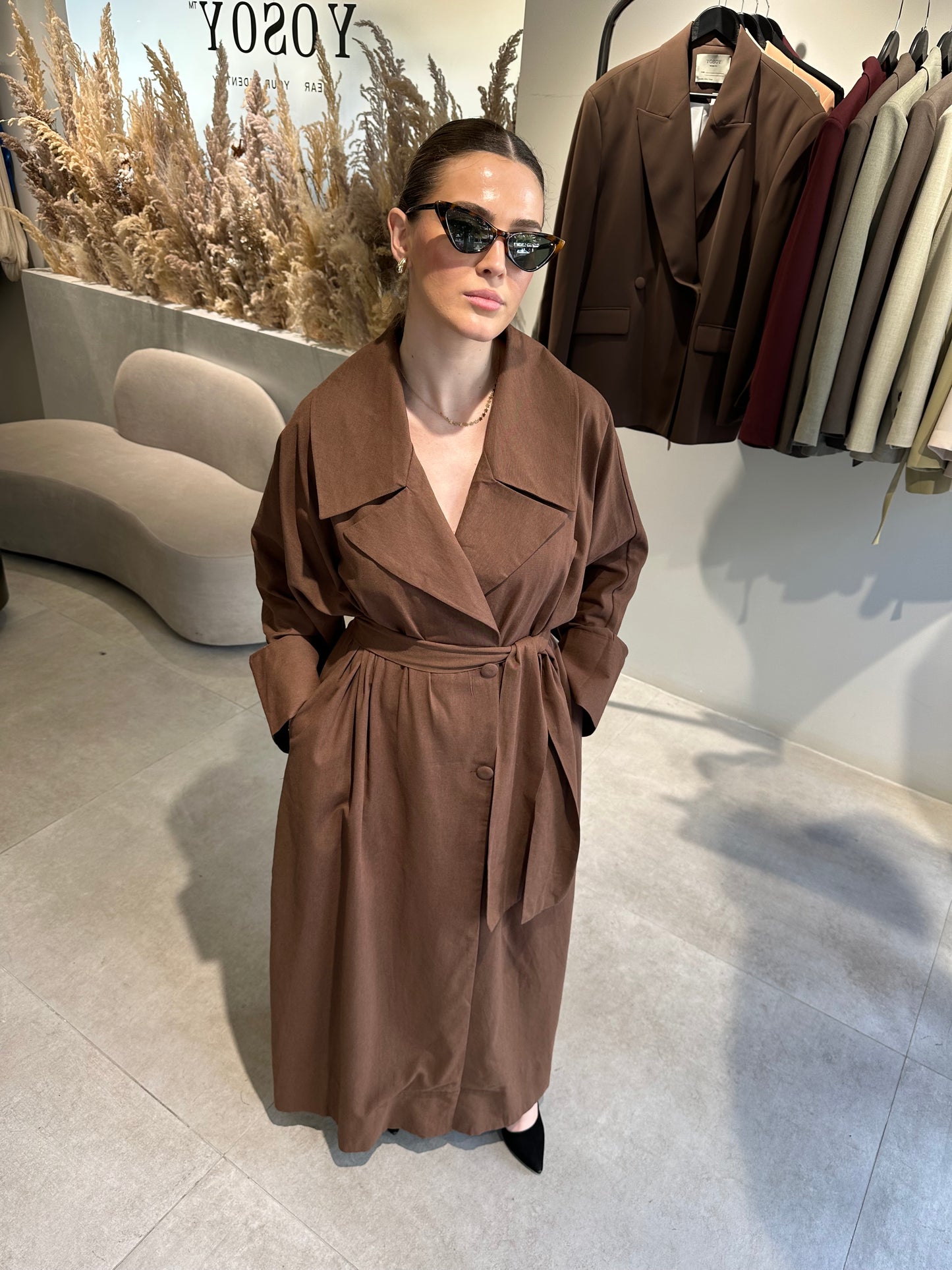 Fustan lino oversize