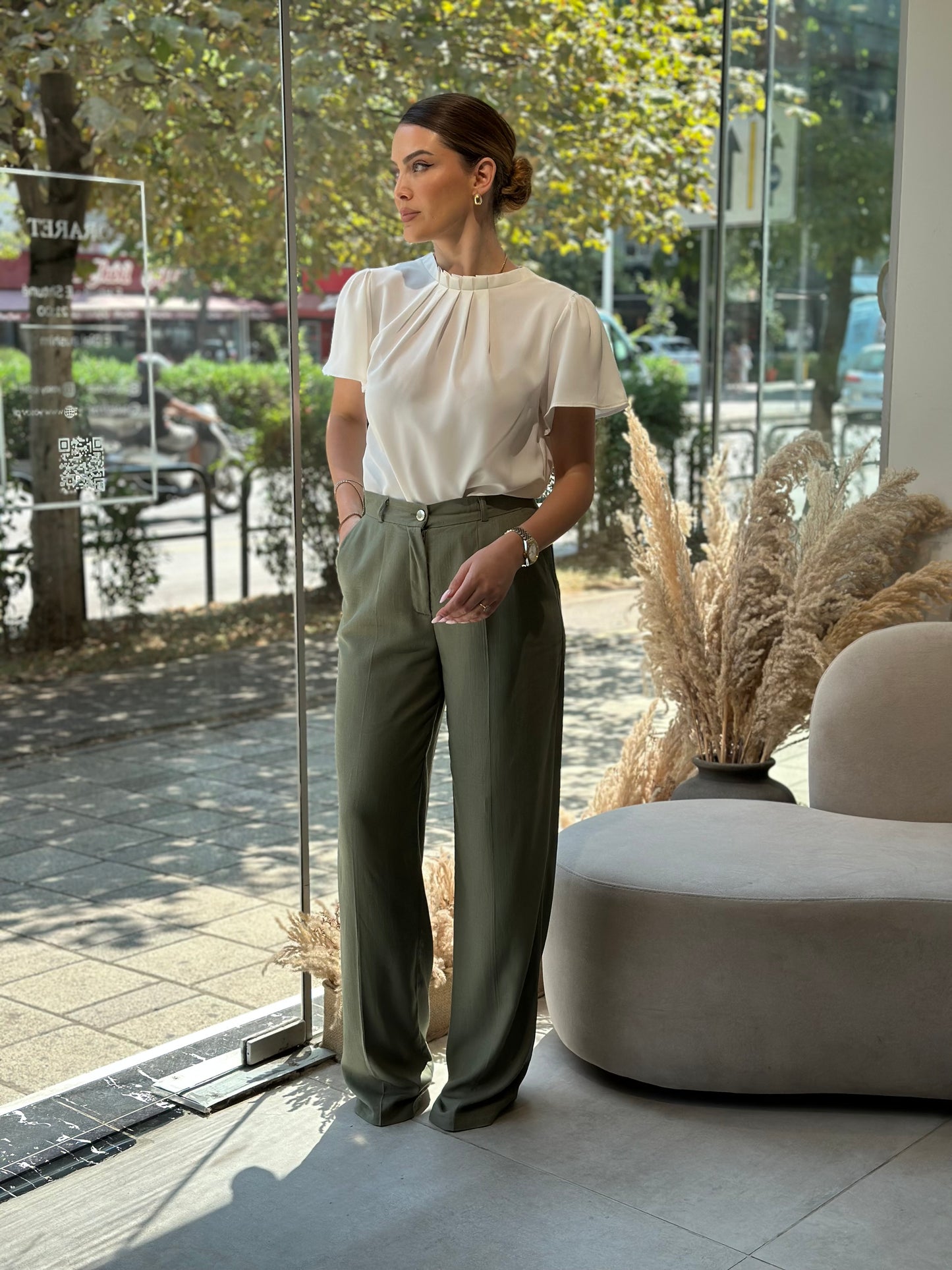 Pantallona pranverore stil paralel