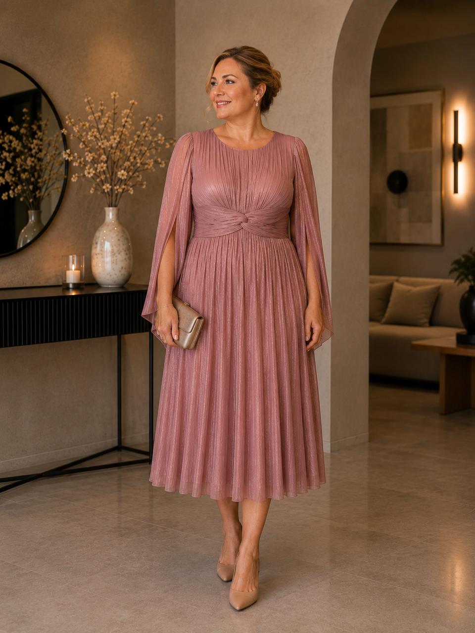 Fustan eventesh “RoseVeil”