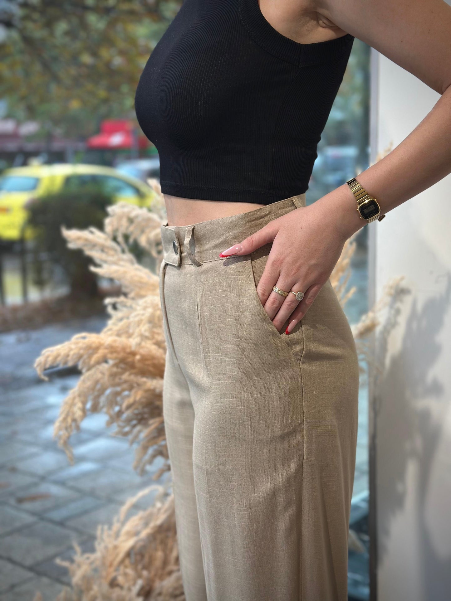 Pantallona Lino + Viscose