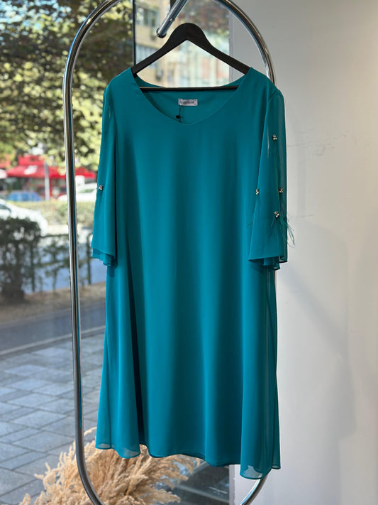 Fustan Midi Turquoise