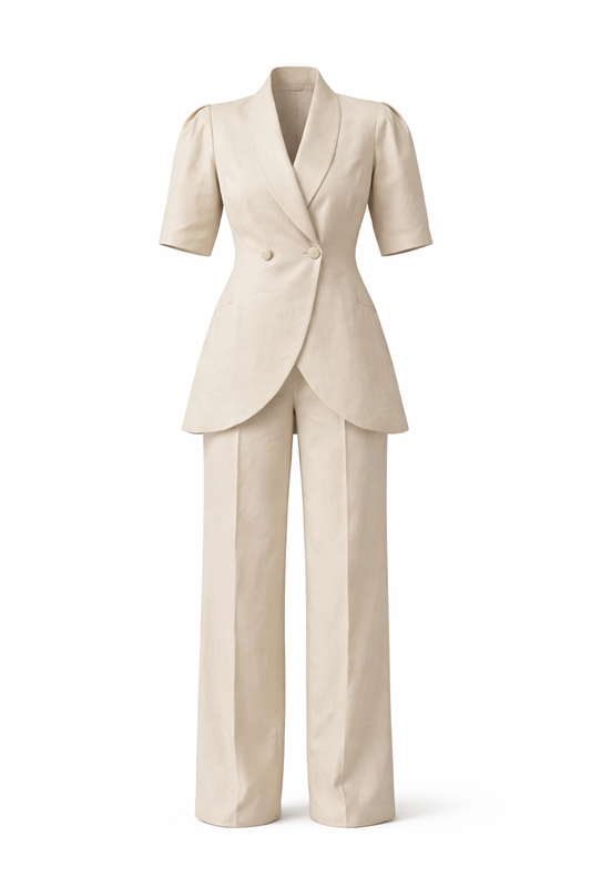 Kostum 100% lino “The Pearl”