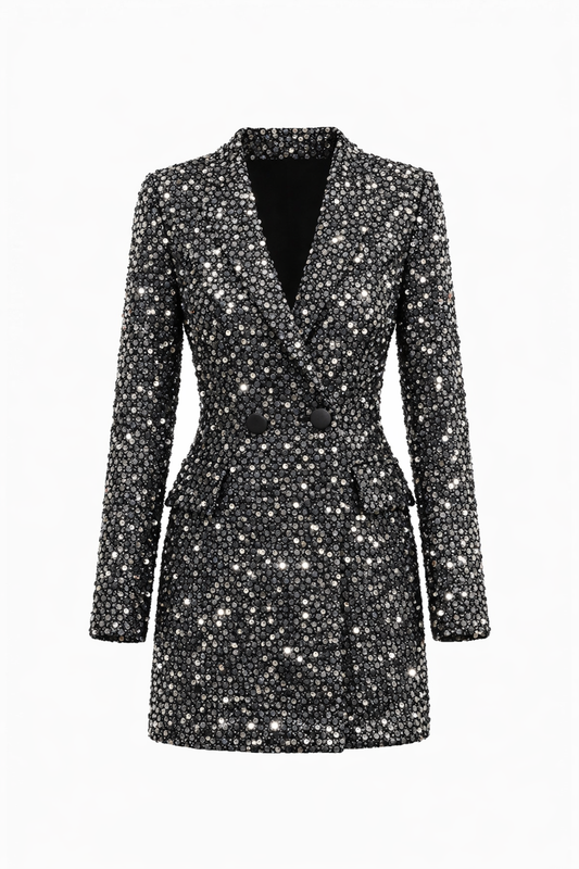 Fustan xhakete me temina