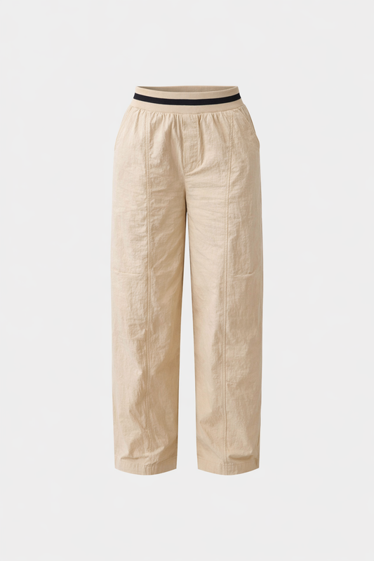 Pants beige parachute