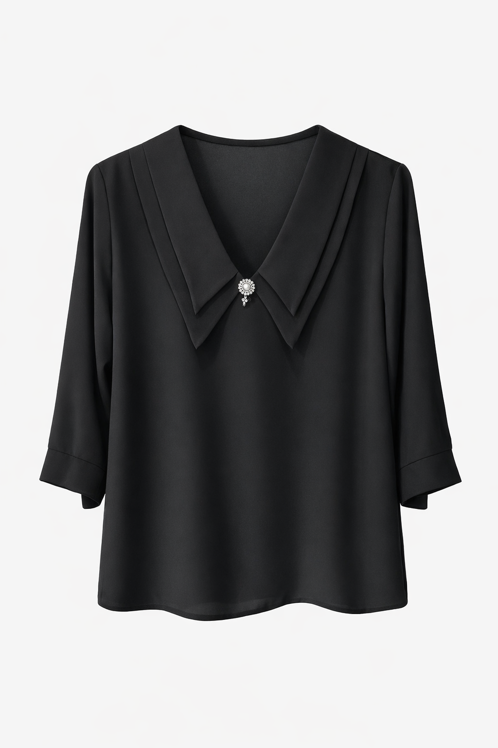 Bluzë me jakë të madhe | masa të mëdha