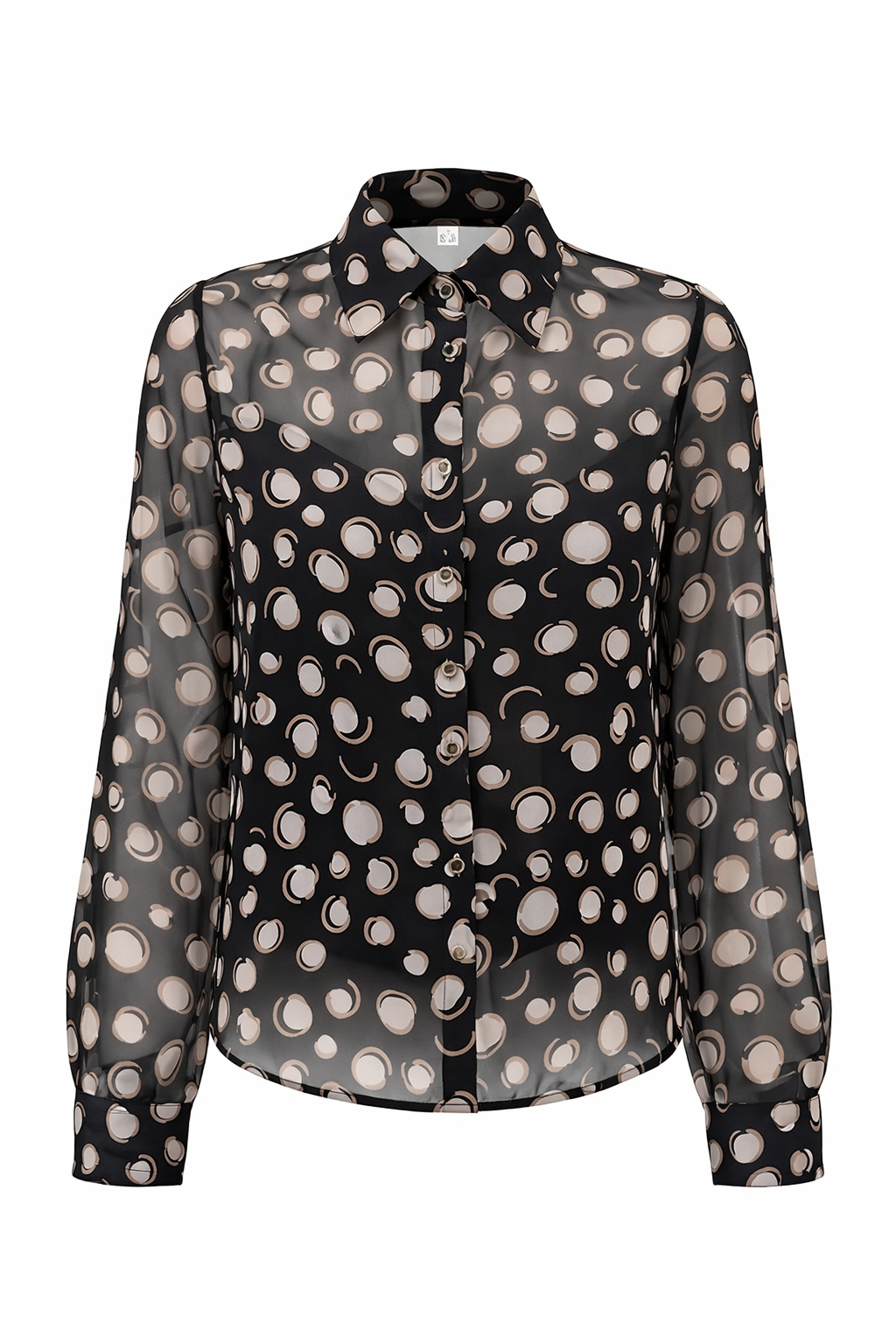 Kemishe krem me print