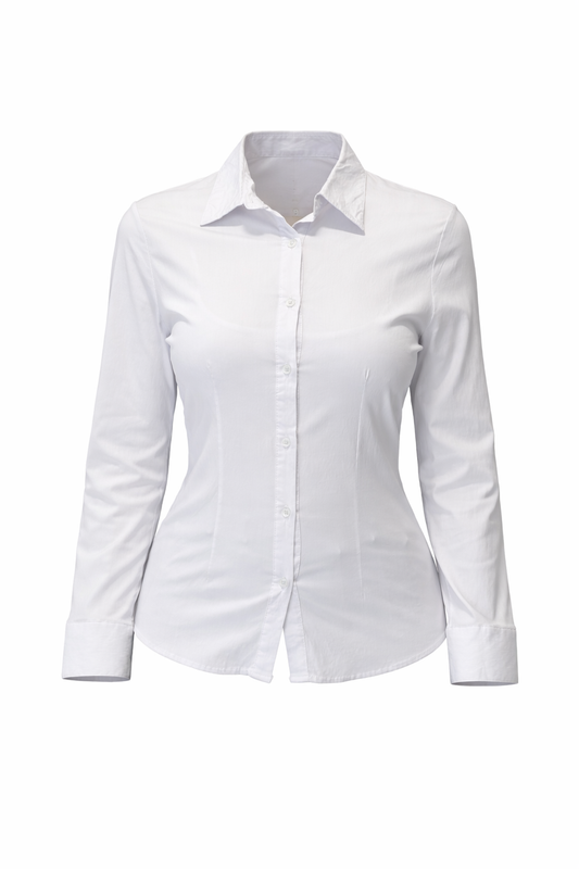 Kemishe e bardhë slim fit