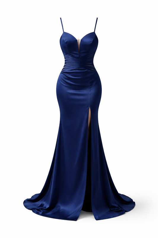 Fustan evening sculpted